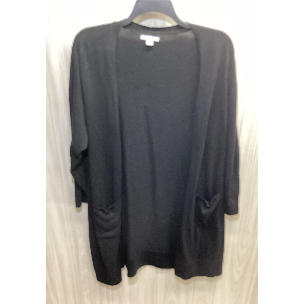 AMAZON ESSENTIALS Women's (Size 3X) Open‎ Front Cardigan Sweater Pockets